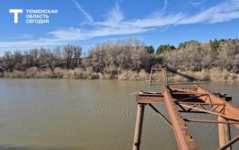 Река Ишим в Казанском округе пошла на спад