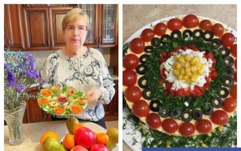 Рецептами новогодних салатов поделилась Бабушка-иностранка