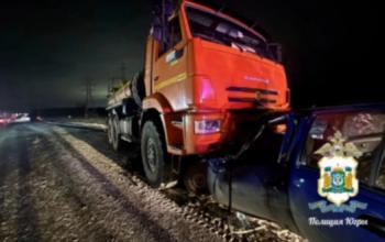 Два человека погибли в лобовом столкновении на трассе Тюмень – Ханты-Мансийск