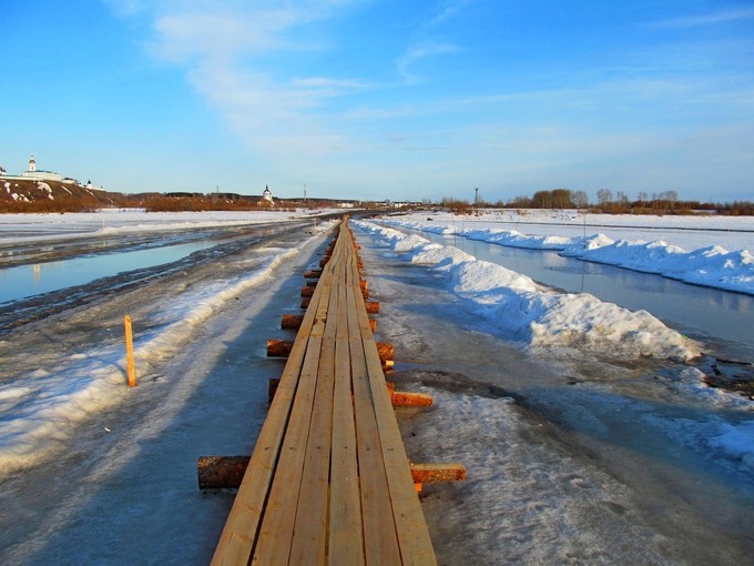 В Тюменской области закроют ледовую переправу Тобольск – Бекерево