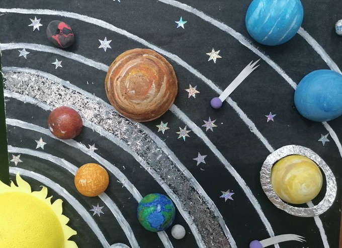 Тюменские школьники создали макет Солнечной системы