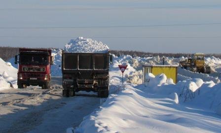 Тюменских дачников пугает соседство со снежным полигоном на Велижанском тракте