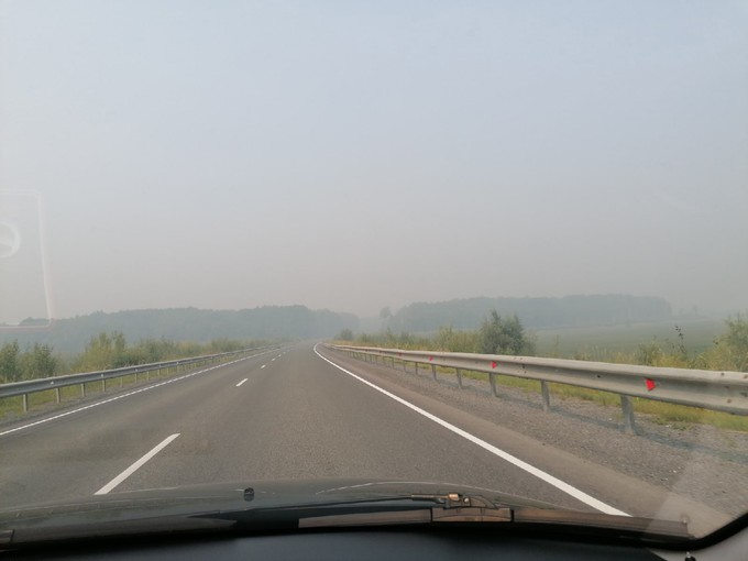 Дым от лесных пожаров ХМАО дошел до Тюменской области 