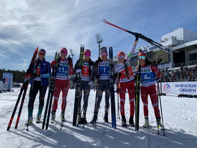 Тюменские лыжницы победили в командном спринте на чемпионате России