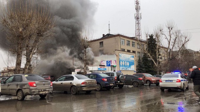 В Тюмени ликвидировали пожар в пристрое к ДОСААФ