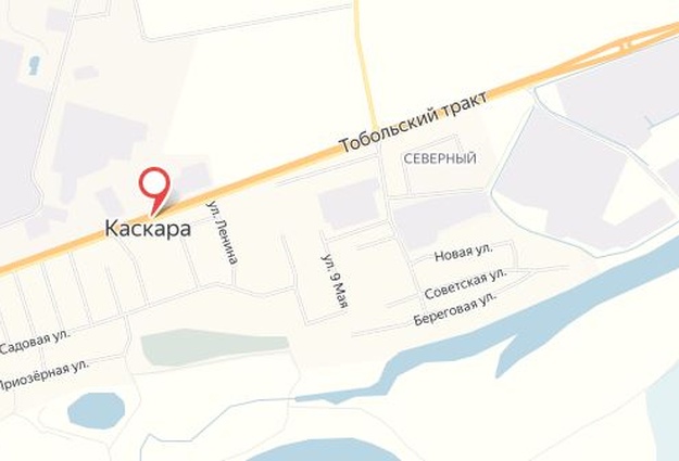 Карта каскара тюменской области