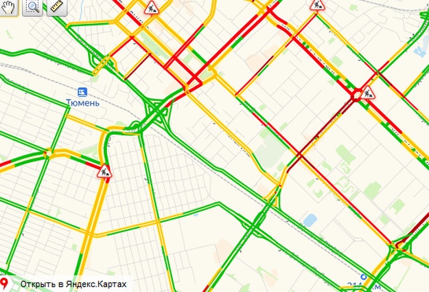 Пробки тюмень сейчас. Пробки Тюмень улица Мельникайте. Пробки Тюмень на карте в Тюмени сейчас. Пробки в Тюмени сейчас на карте.