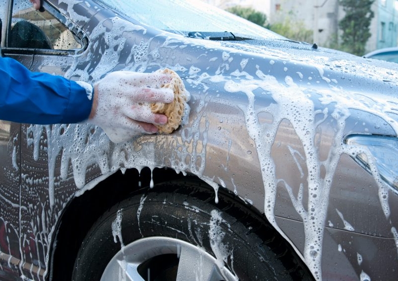 Можно мыть машину на даче своем участке. Автомойка. Car Wash. Мойка авто после покраски последствия. Car Wash Hyundai.